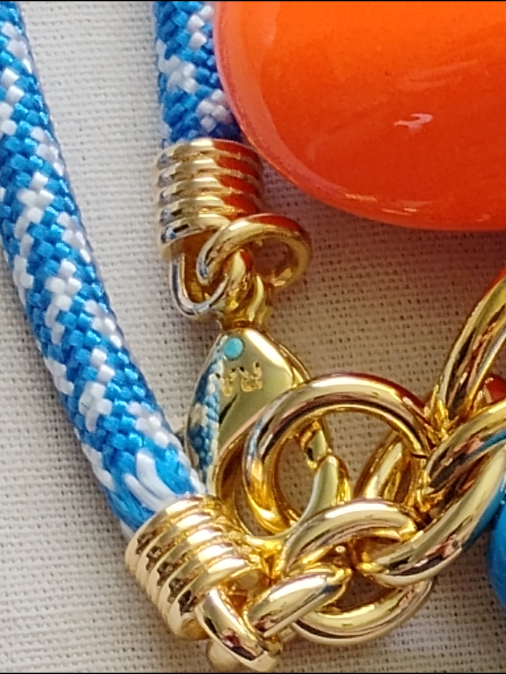 Roxanne Assoulin The Happy Cord Long Big Double Heart Necklace - Picture 3 of 3